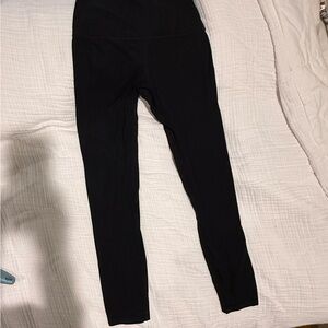 Lululemon Black Ribbed Leggings